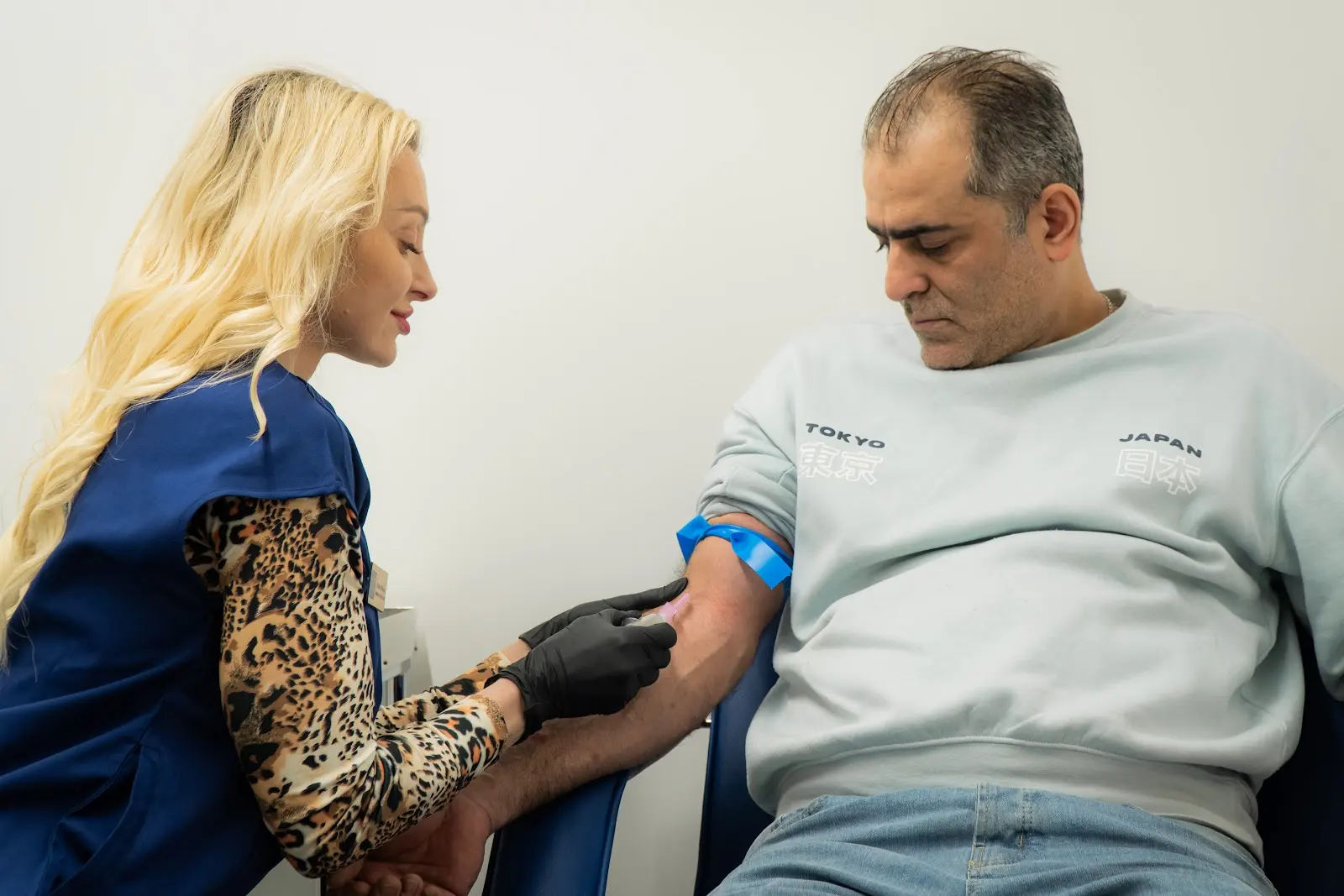 Blood draw for PRP treatment