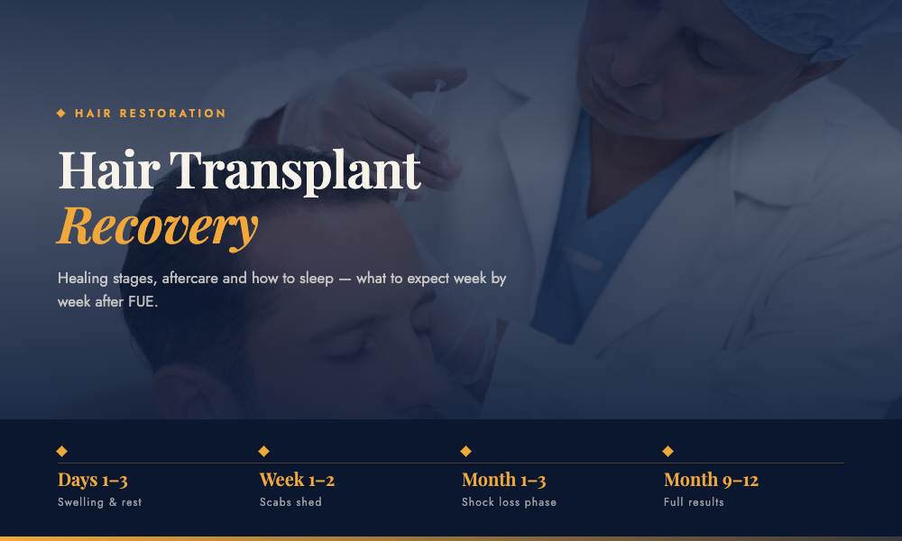 Hair Transplant Recovery: What to Expect as You Heal