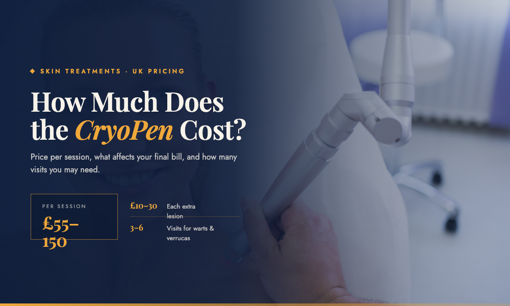 CryoPen Cost in the UK: Price Per Session Explained