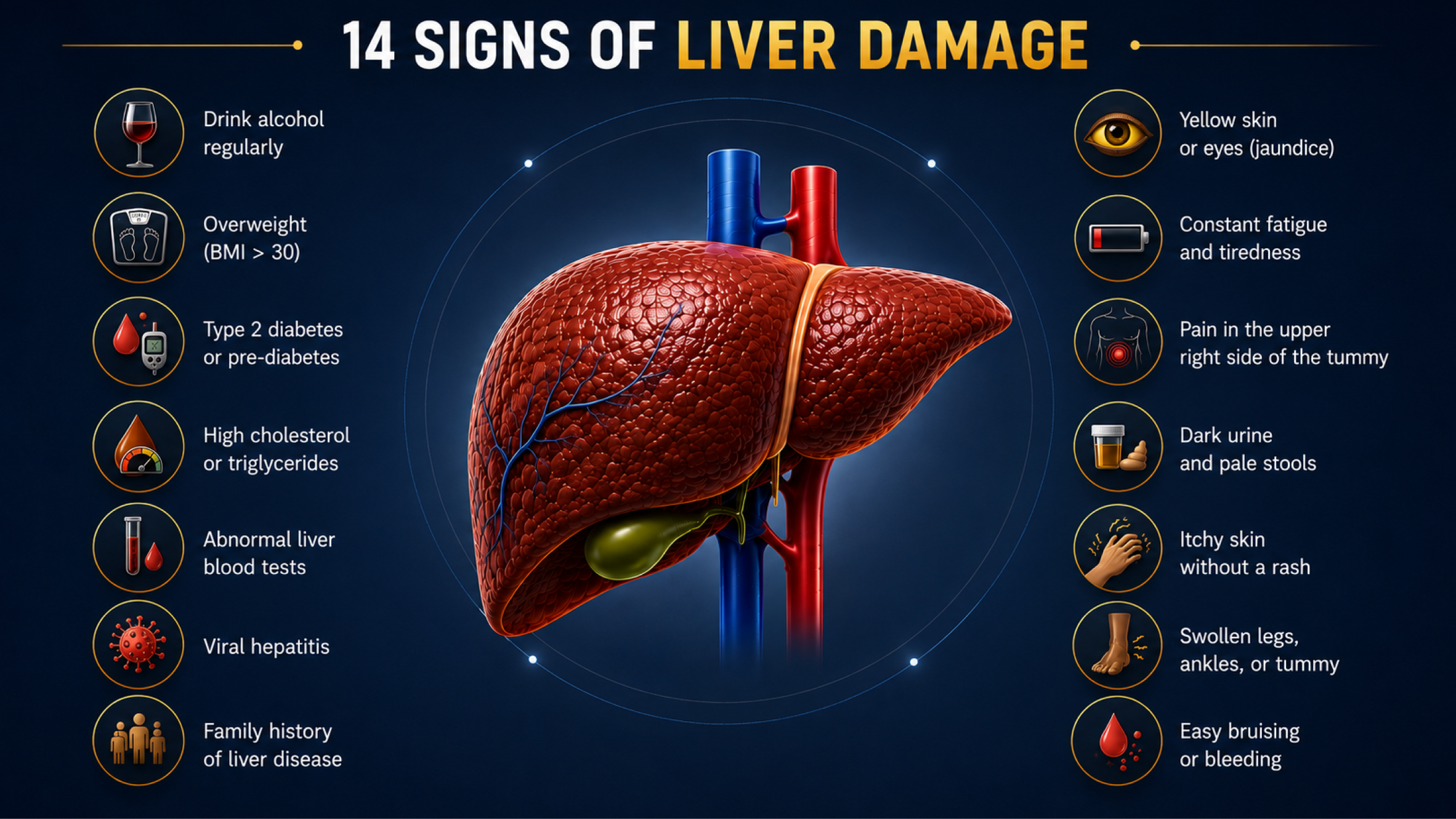 14 Signs Of Liver Damage: Spot The Warning Signs Early